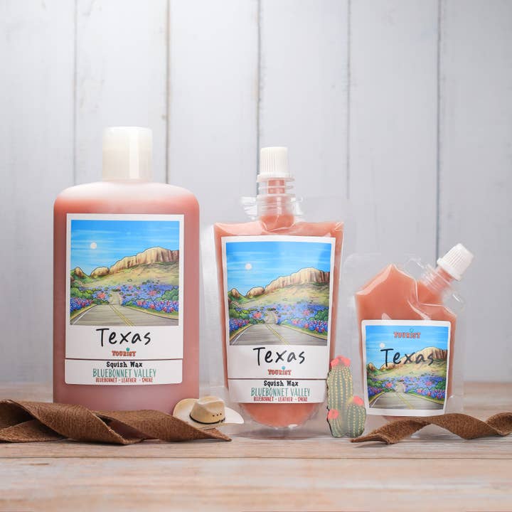 TEXAS – Squeezable Squish Wax Melt | The Scenic Route Collection for wholesale by Tourist Products