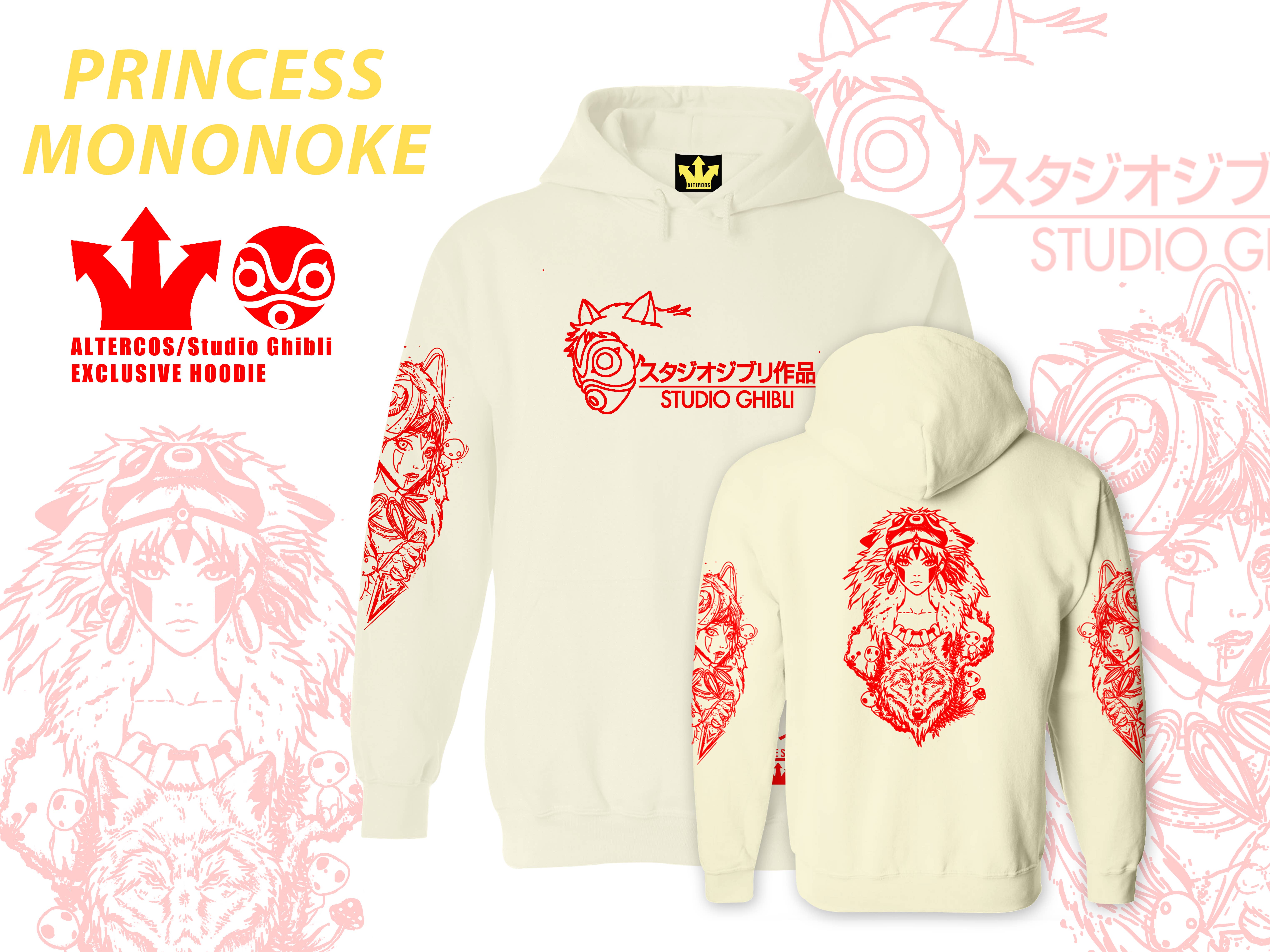 Altercos – wholesale Hoodie – Unisex – Princess Mononoke Hoodie0