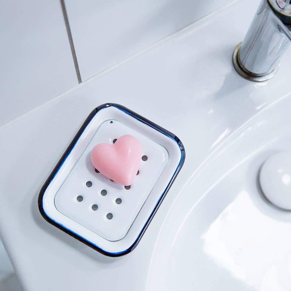 Emalco Enamelware - Wholesale Bath Soap Dish - Enamel Soap Dish | PLAIN