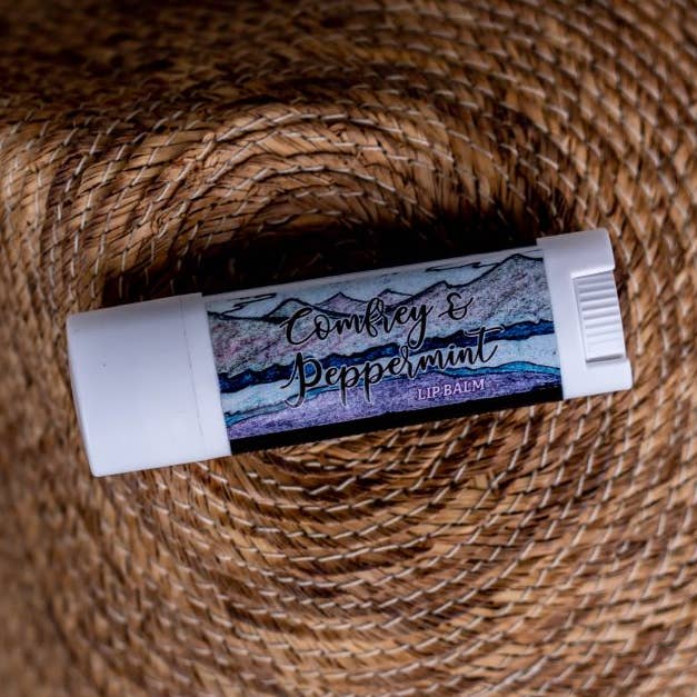 Baume à lèvres Confrey Peppermint pour la vente par Hippie-Ki-Yay Herbal Products LLC