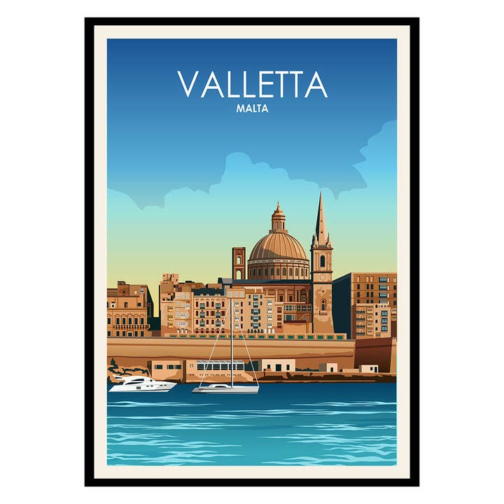 Valetta Malta Poster for wholesale by Places of Art