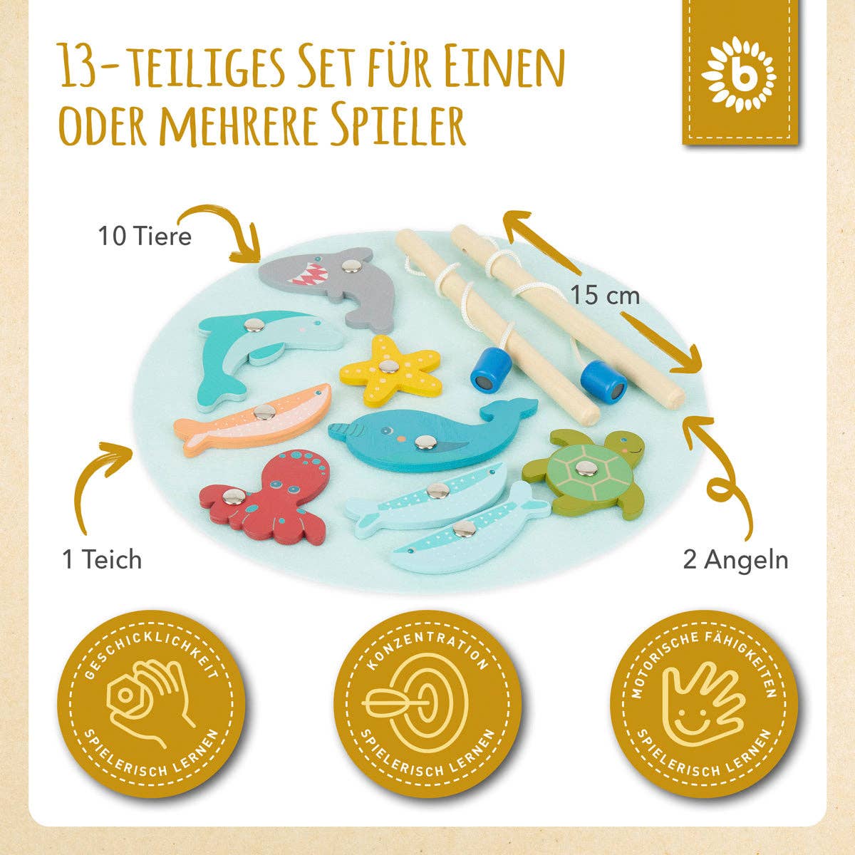 Bieco Spielwaren - Wholesale Wood Toy - Kids - Fishing game6