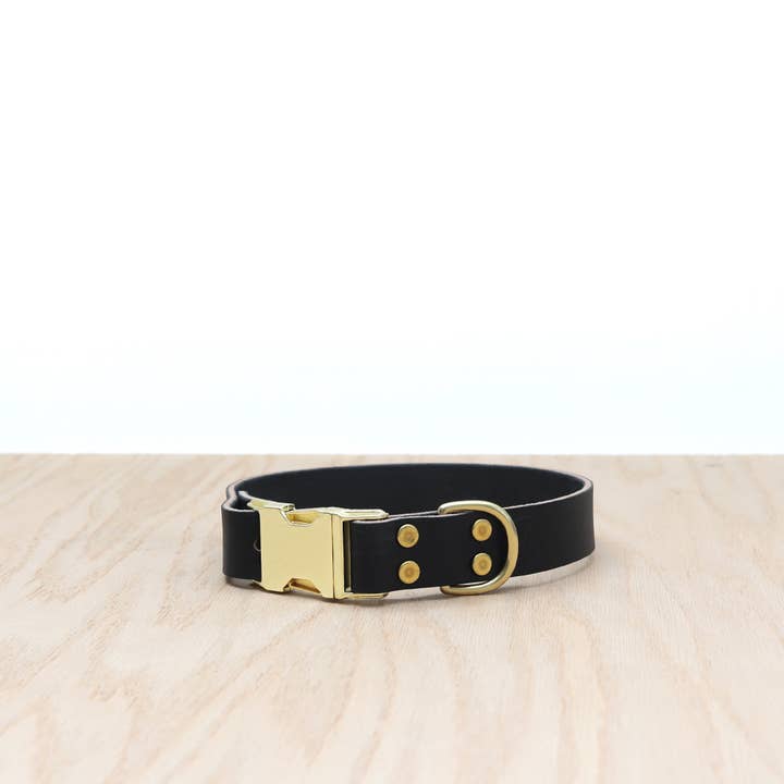 Mimi Green - Wholesale Pet Collar - Dog - Leather Dog Collar Side Release Buckle (3 colors)