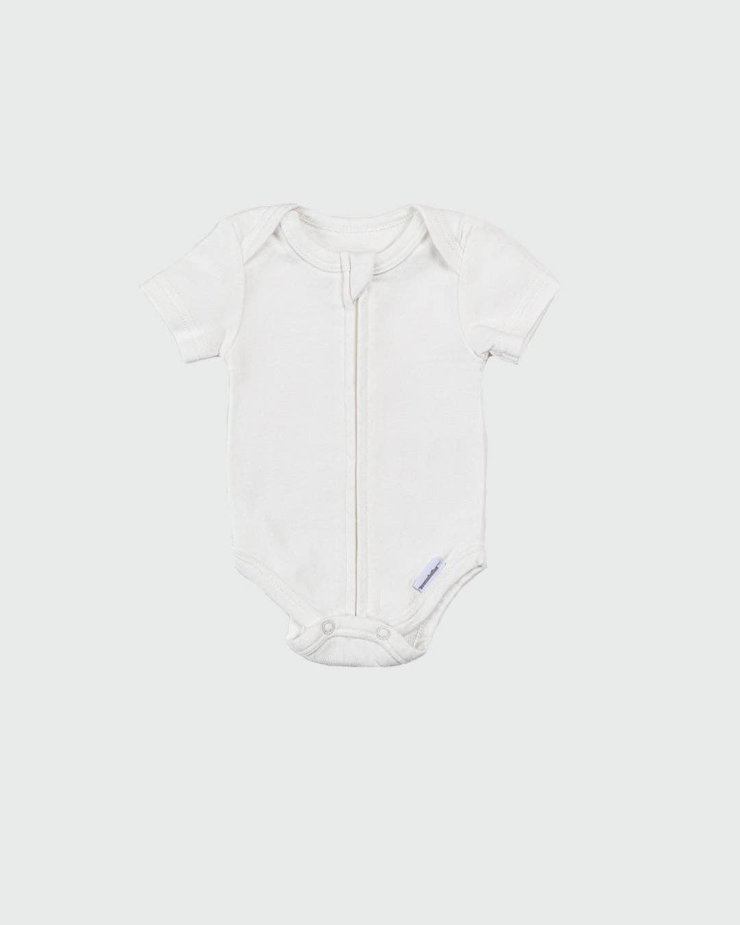Pearl Zipper Bodysuit in Pearl, Newborn for wholesale on Faire1