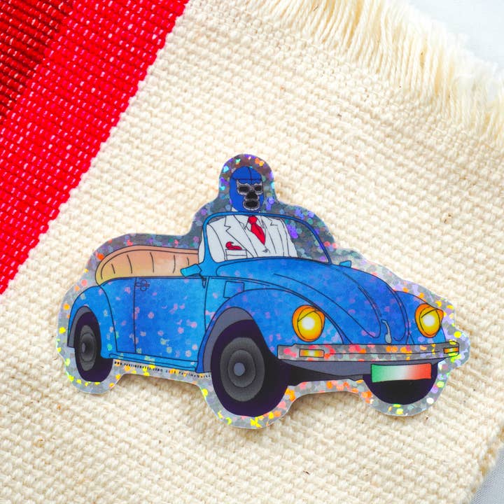 PARTIMEWORKS - Wholesale Sticker - Luchador Mobil 3" Sticker