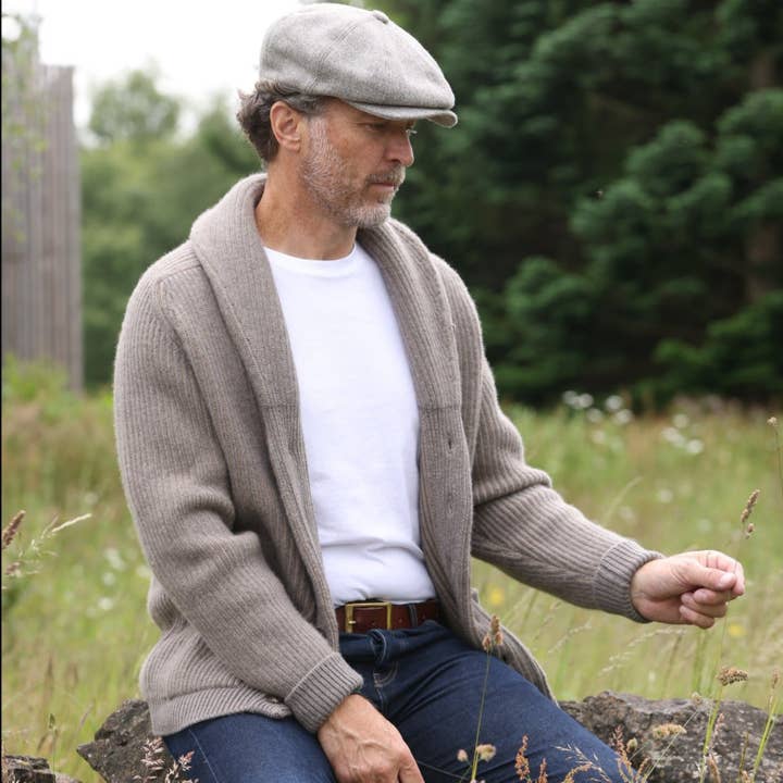 Heritage Traditions - Venta al por mayor Gorro de estilo colegial - Hombre - Gorra Newsboy de mezcla de lana lisa Carlyle Heath12