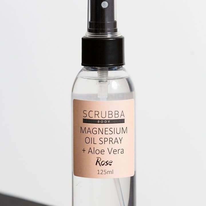 Magnesium Spray with Rose for wholesale by Scrubba Body