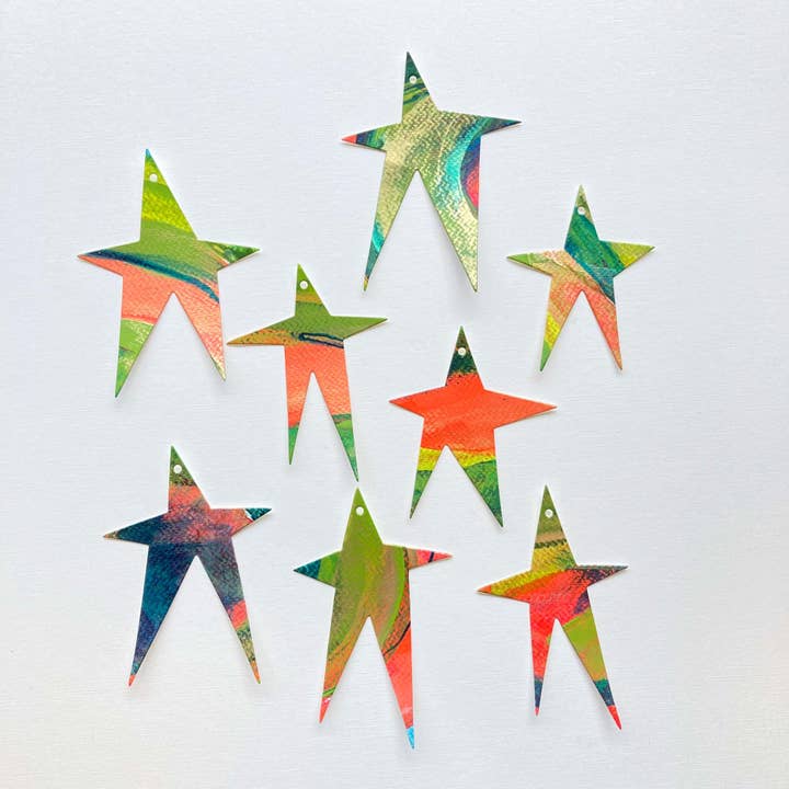 Mirthos Paper - Wholesale Ornament - Lucky Stars - Christmas Gift Tag, Ornament, Garland12