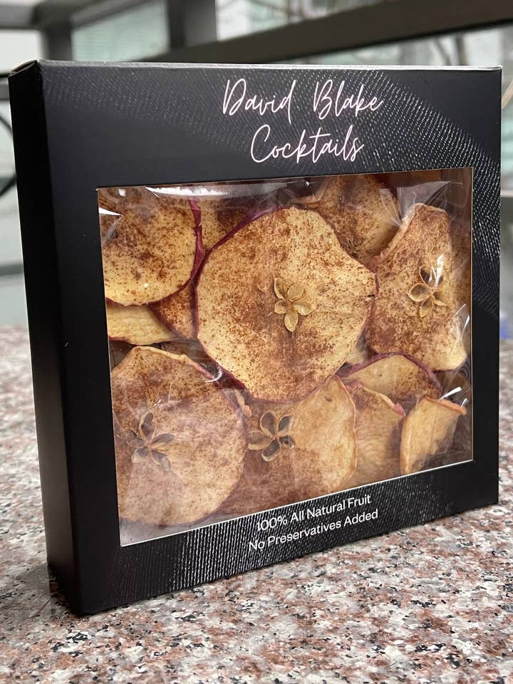 Custom Spiced Apple Box | 30+ Pieces for wholesale by David Blake Cocktails