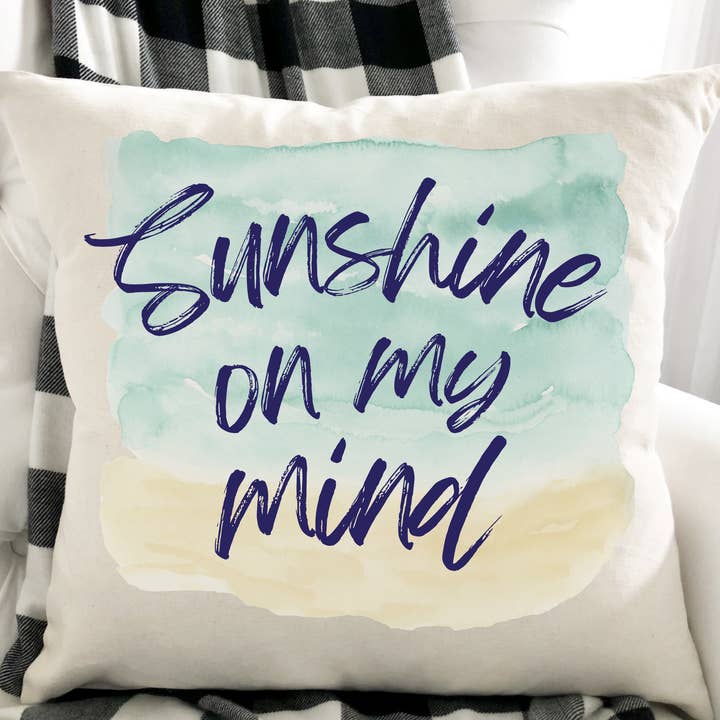 Coussin Florida - Décoration de plage - Décoration d'intérieur Florida pour la vente par LuckTen