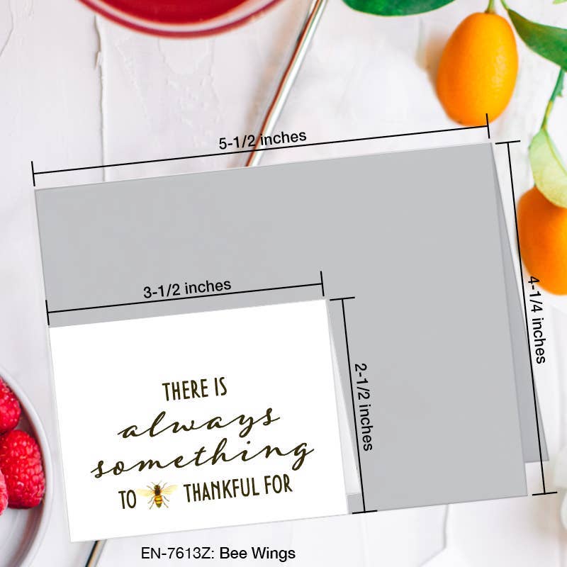 Printed Canvas - Vendita all'ingrosso Biglietti di ringraziamento - Ali di Ape, Biglietto di Auguri (#7613Z)1