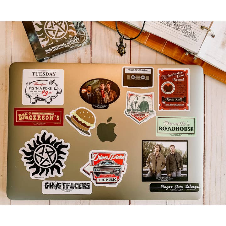 Conquest Journals - Wholesale Sticker - Supernatural Winchester Brothers Decals (60-Pack)3