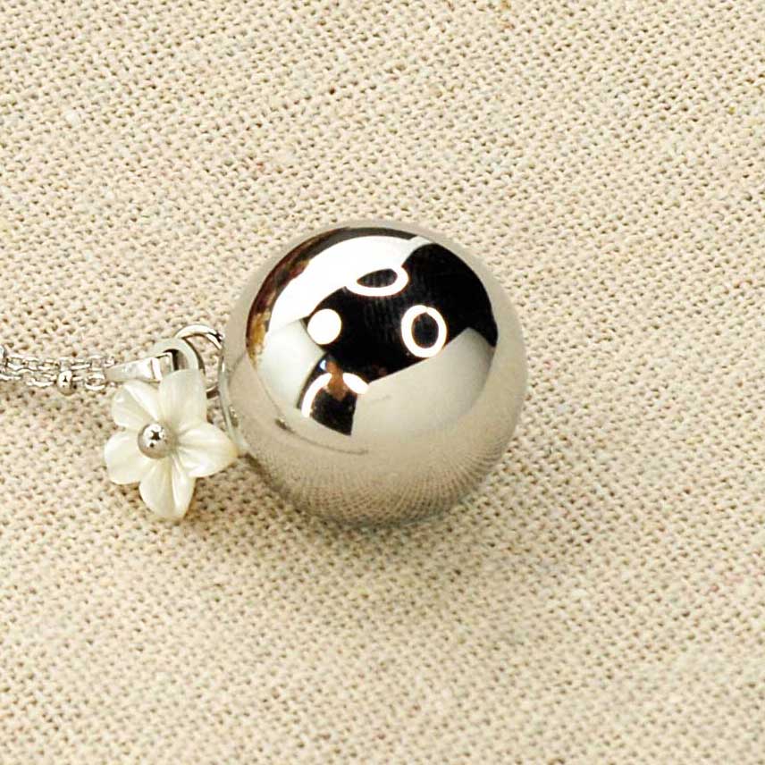 Merveilles du Monde - Vendita all'ingrosso Gioielli a scatto - Pendente gravidanza bola in acciaio inox6