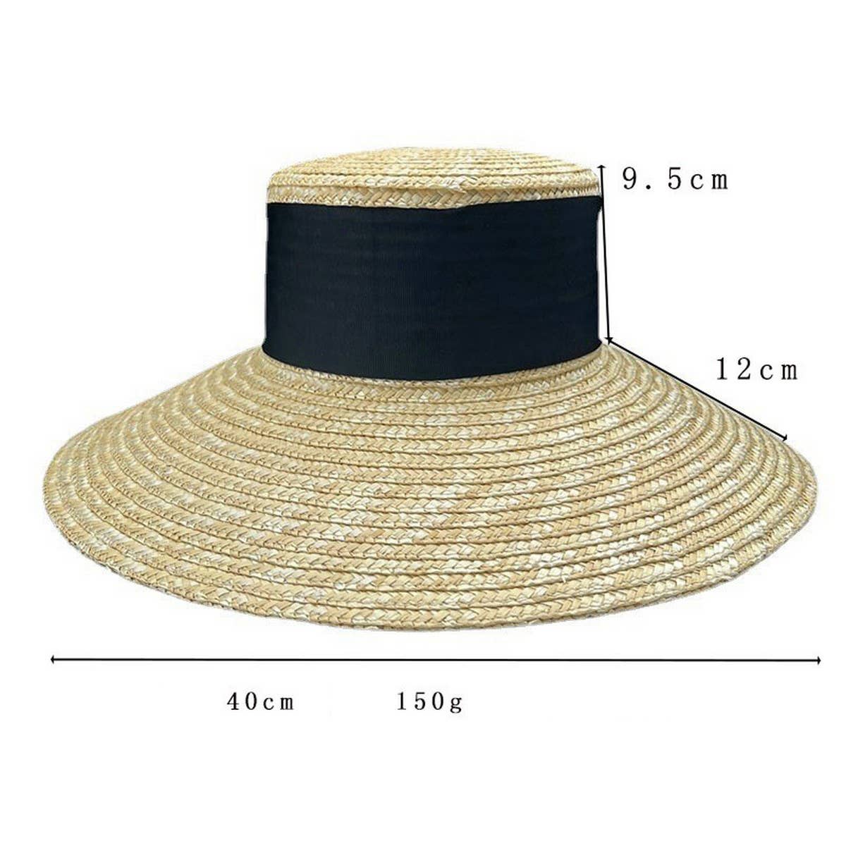 ACCITY - Wholesale Straw Hat - Women's - LARGE BRIM STRAW HATS FOR WOMENS BEACHWEAR_CWAH115726