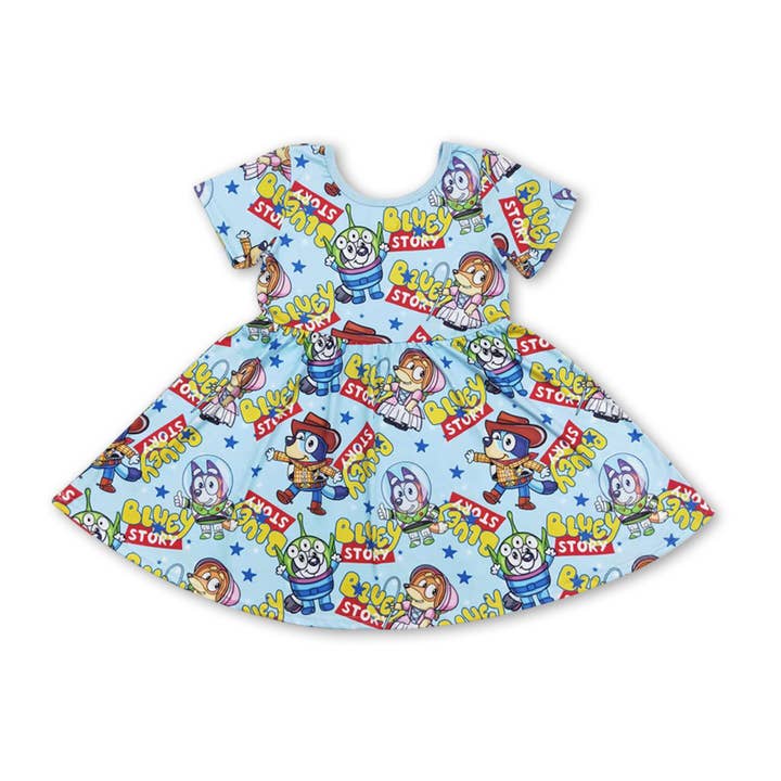 Yawoo Garments - Wholesale Sleepwear Set - Kids - Short sleeves dog toy pants kids boys bamboo pajamas