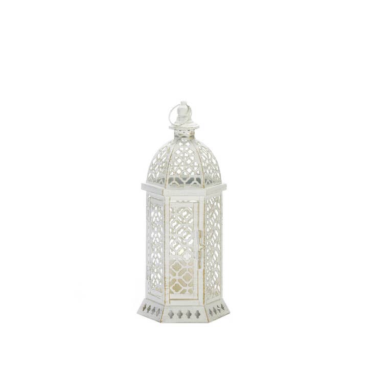 Zingz Home - Wholesale Lantern - Cutwork Hexagon Lantern