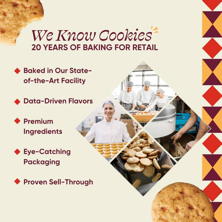 Fancypants Baking Co. - Wholesale Cookie - Salted Caramel Cookies | Premium Snacks | 12 pack | 5oz5