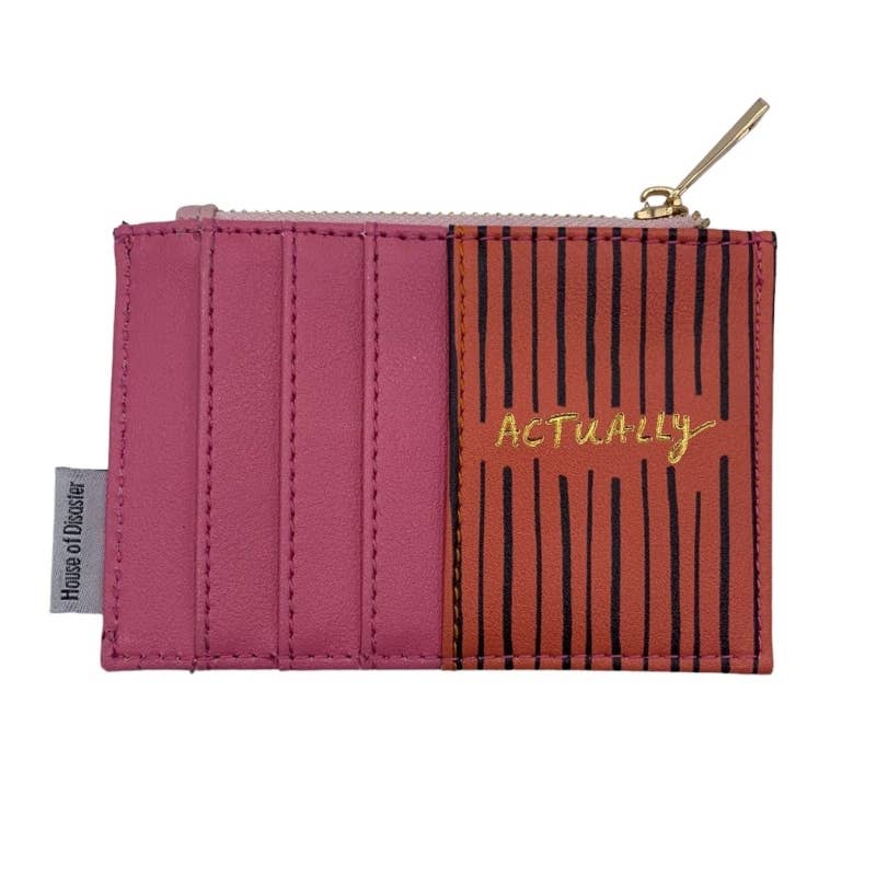 House of Disaster - Wholesale Coin Purse - Women's - Small Talk 'Can't Be Arsed' Zip Purse4