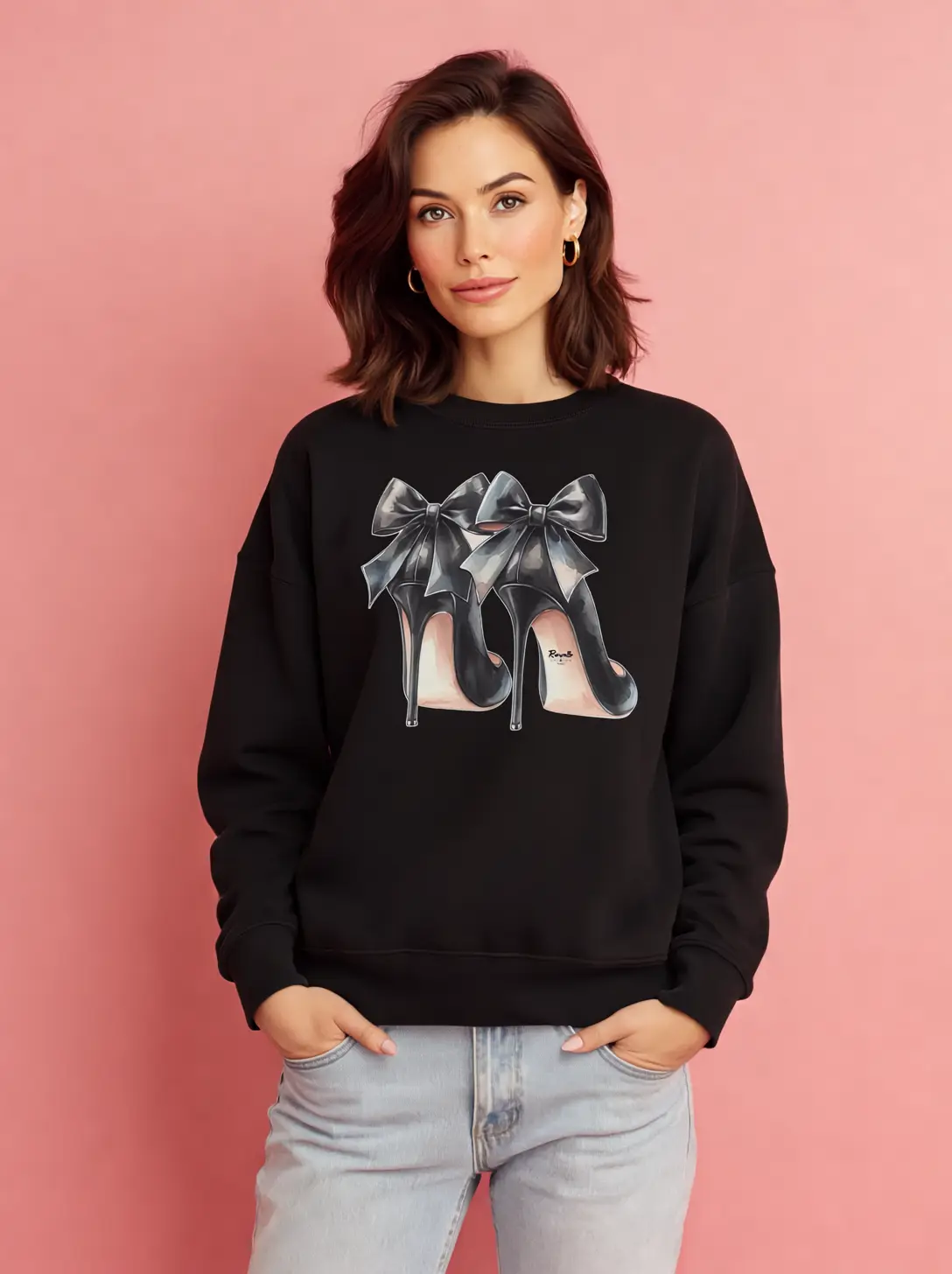 RANPOLLO MILANO - Wholesale Graphic Sweatshirt - Women's - FP BOWS2