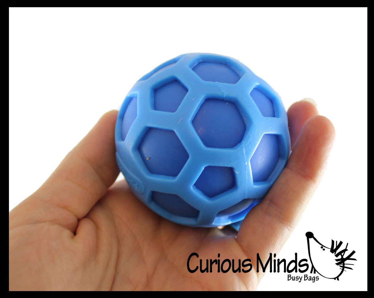 Curious Minds Toys - Venta al por mayor Juguete blando - Niños y bebés - 1 Bola Antiestrés de Apretar Rellena de Suave Pelusa Atomic Nee Doh4