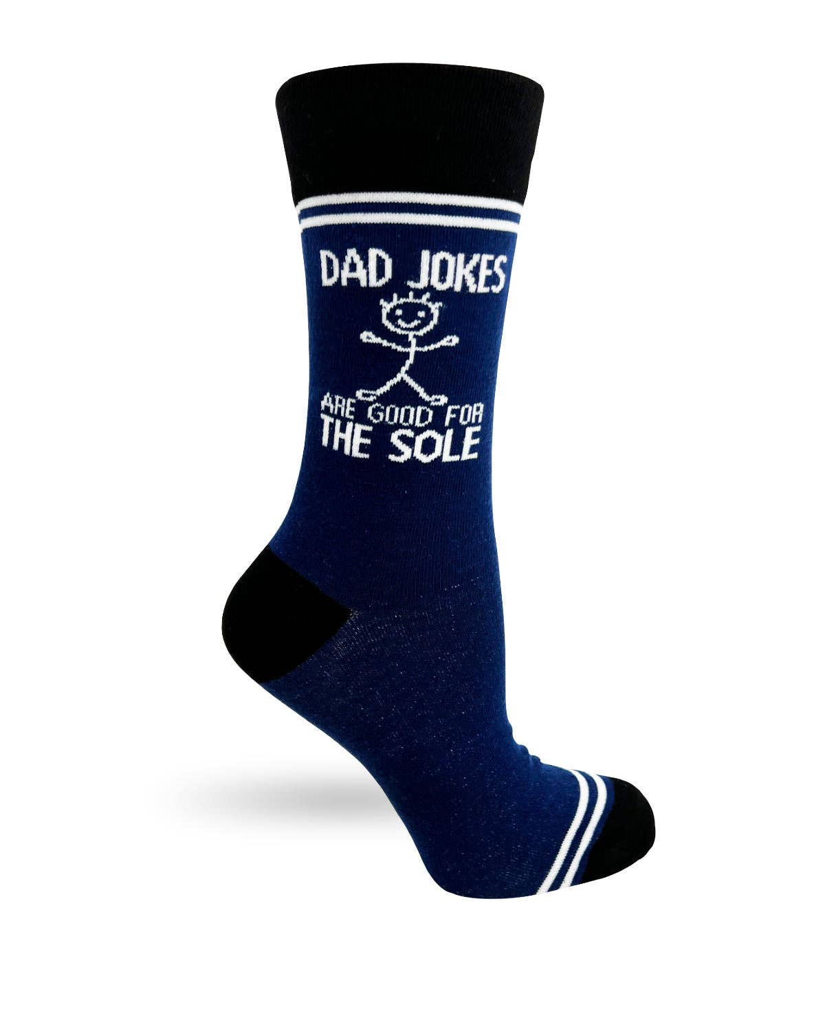 Fabdaz – Großhandel Socken - Unisex – Papa-Witze sind gut für die Sohle — Hey Now Unisex-Crew-Socken0