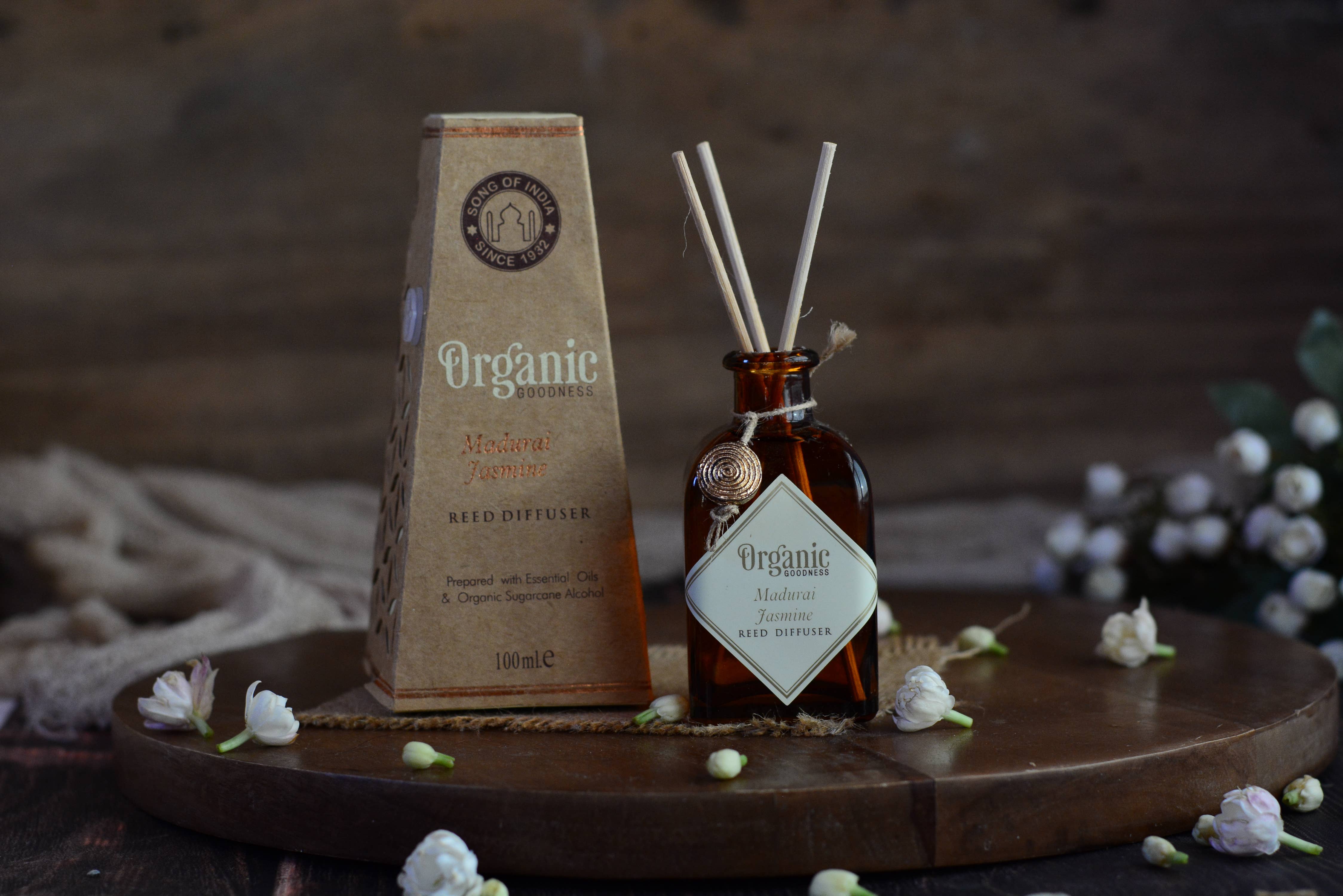 R. Expo/Song of India – Großhandel Reed-Diffusor – Organic Goodness Diffusor mit Jasmin-Duft1