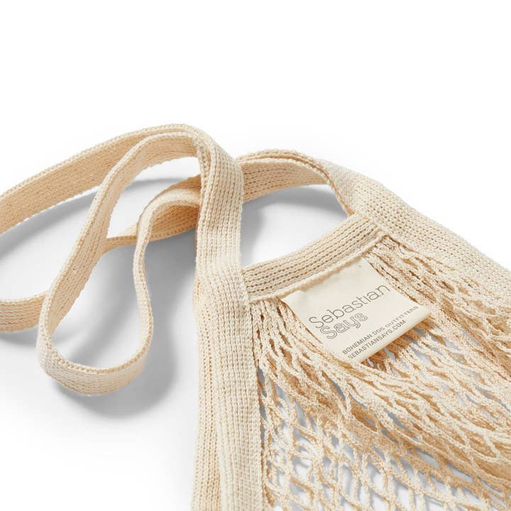 Sebastian Says - Wholesale Grocery/shopping bag - Cotton Eco Net Tote3