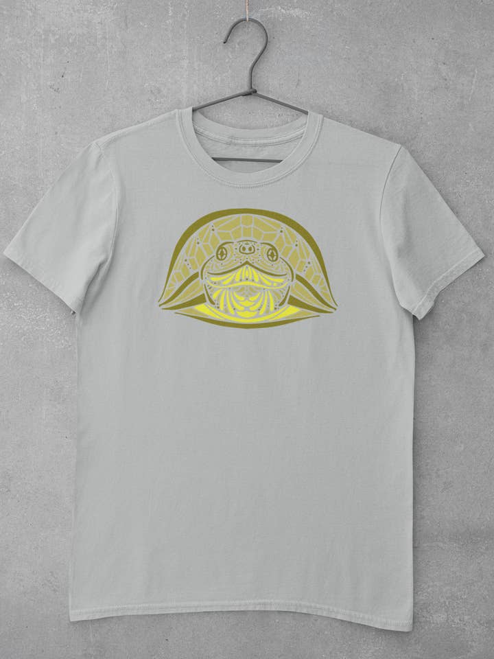 Blandings Turtle Tattoo Style Art T-Shirt for wholesale by County Brand Apparel