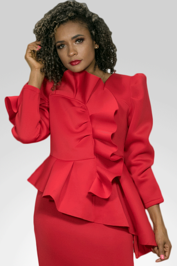 N by Nancy - Vente Chemisier – femme - TOP SS10 (ROUGE, NOIR, ROUGE, BLANC)2