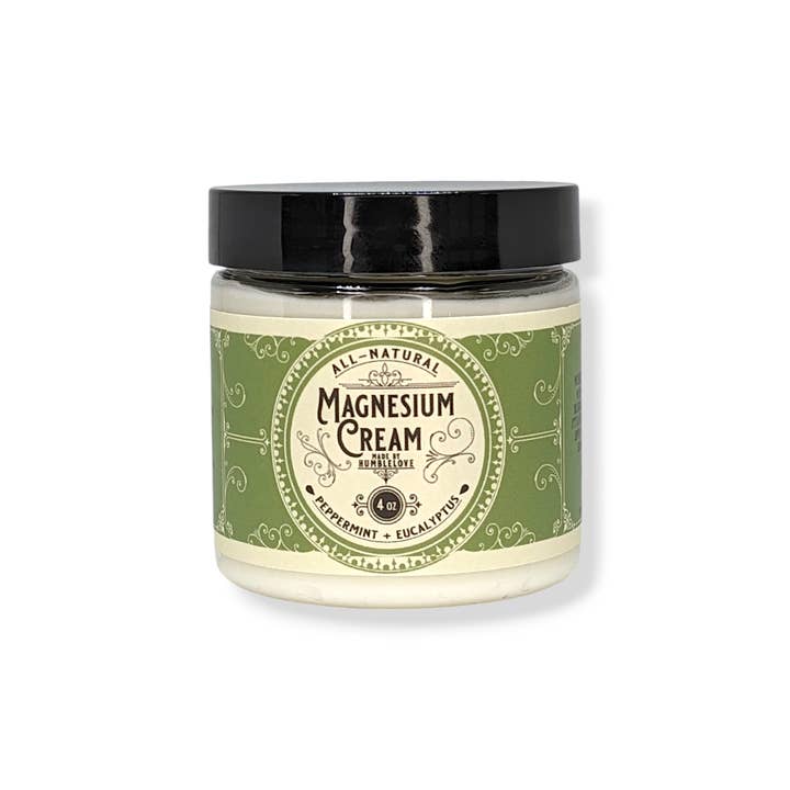 humblelove - Wholesale Body Cream/Lotion - Magnesium Cream - Peppermint + Eucalyptus 4 oz