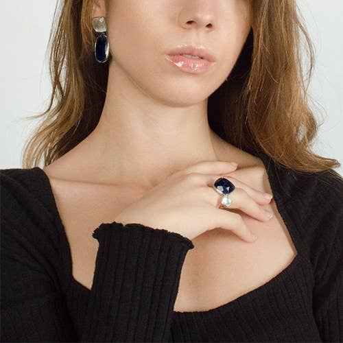 Alexandra Plata – Anel de cocktail/declaração por atacado – Anel Aloha ANL V09