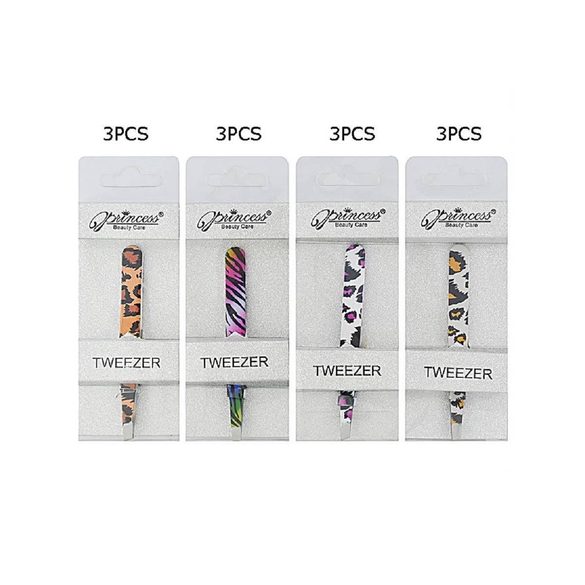 MIX COLOR Leopard Print Tweezers for wholesale on Faire4