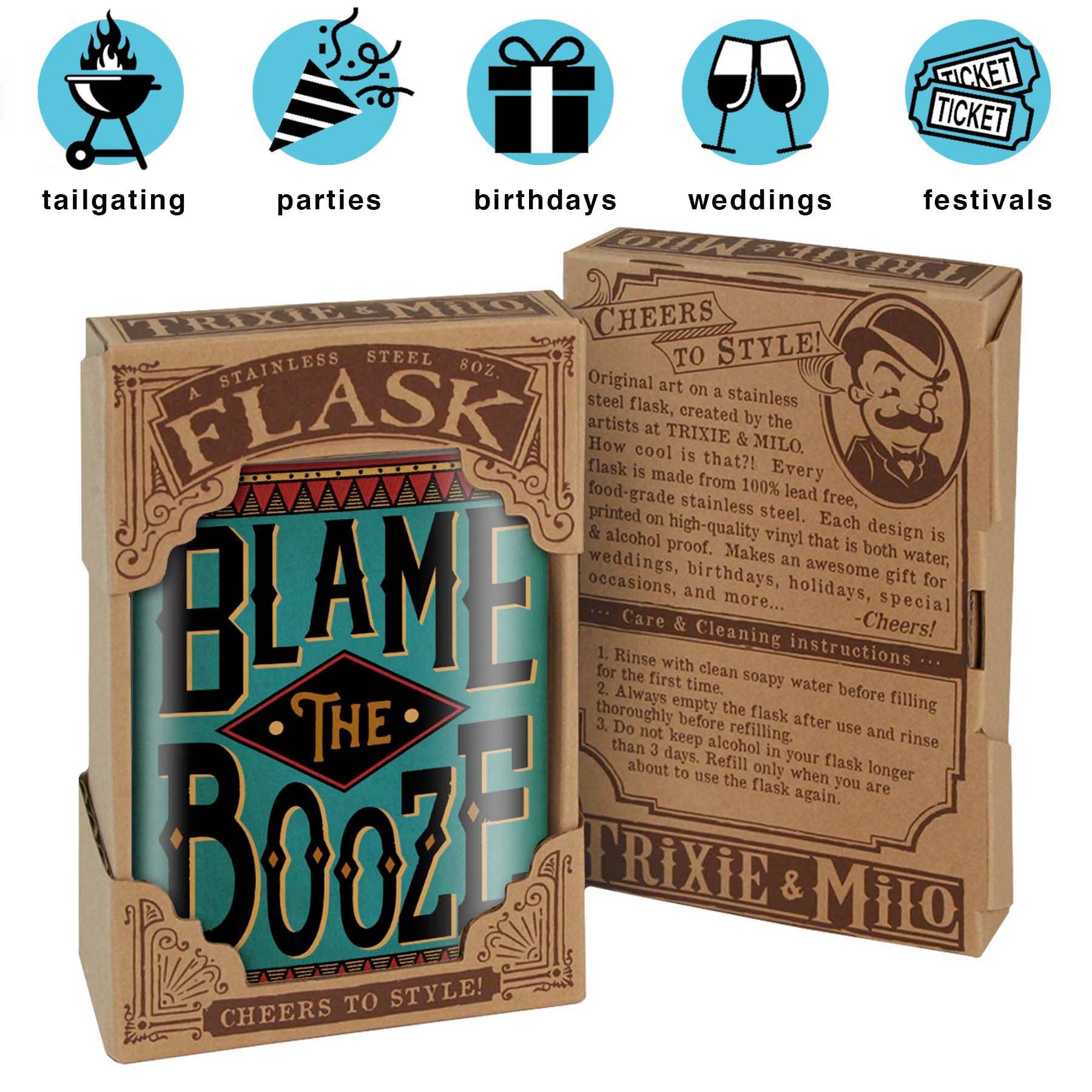 Lucky Jack - Wholesale Flask - Flask - Blame the Booze1