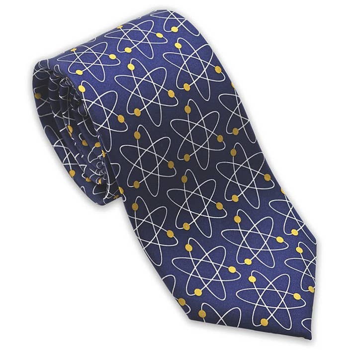 Josh Bach Limited – wholesale Necktie – Men’s – Atoms Diagram Silk Necktie