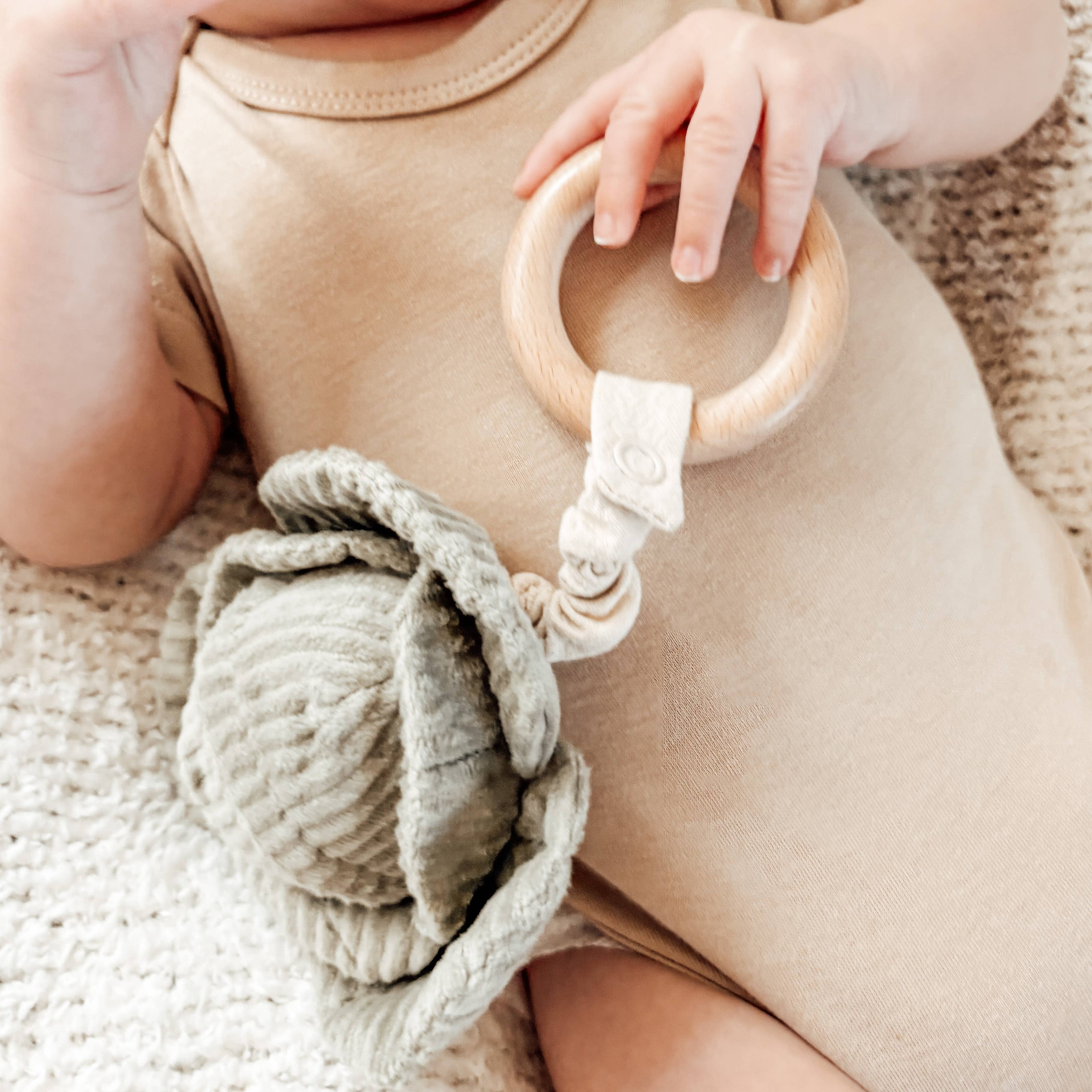 Little Lamb Kind - Wholesale Handheld Rattle - Baby - Cabbage // Handheld Rattle for Baby2