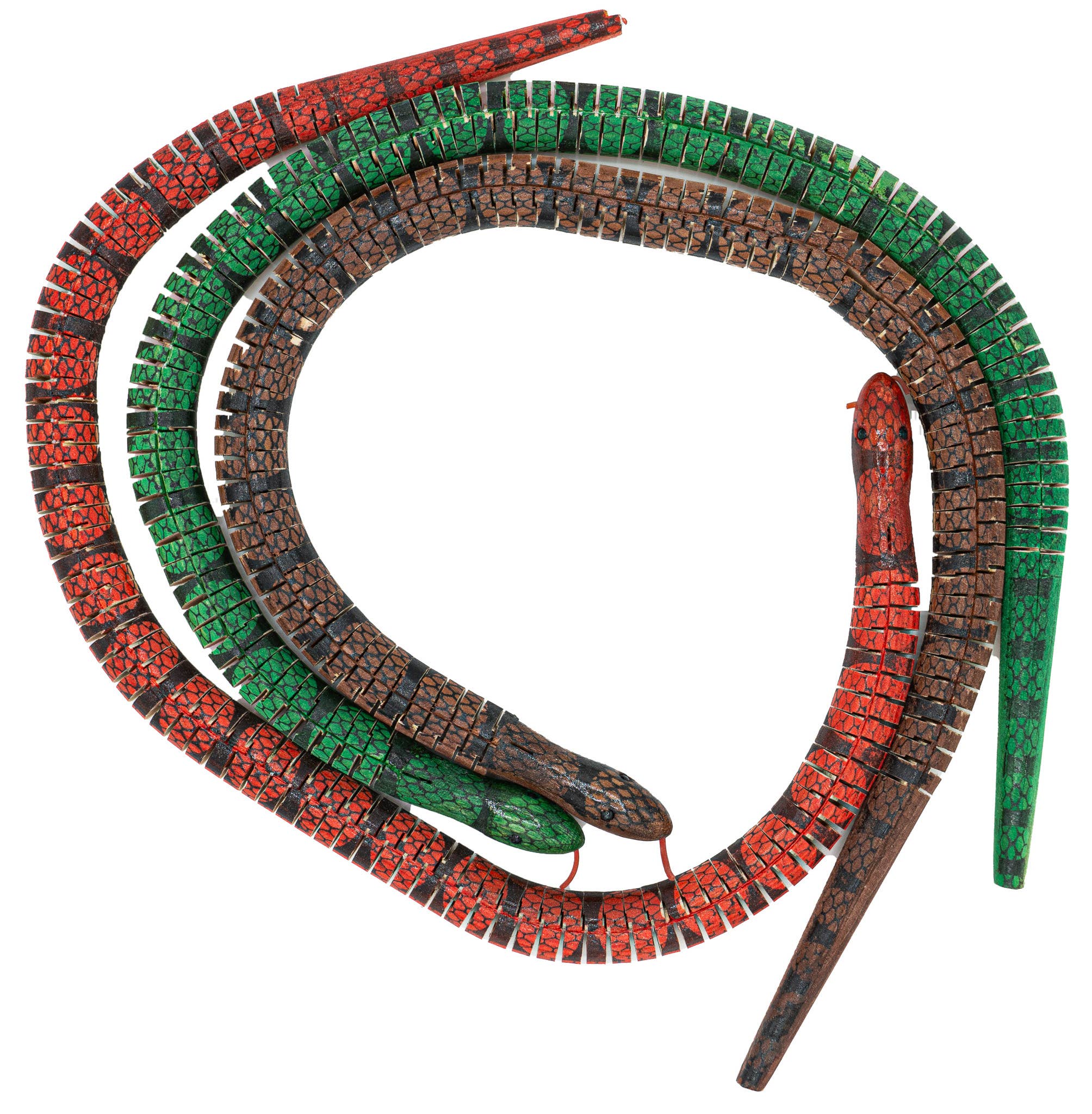 Pawnee Bill’s - Wholesale Wood Toy - Kids - Wooden Jointed Snake1