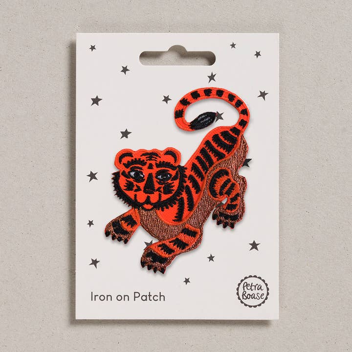 Petra Boase Ltd (US Duties Paid) – wholesale Patch – Iron on Patch (Pack of 6) - Crouching Tiger0