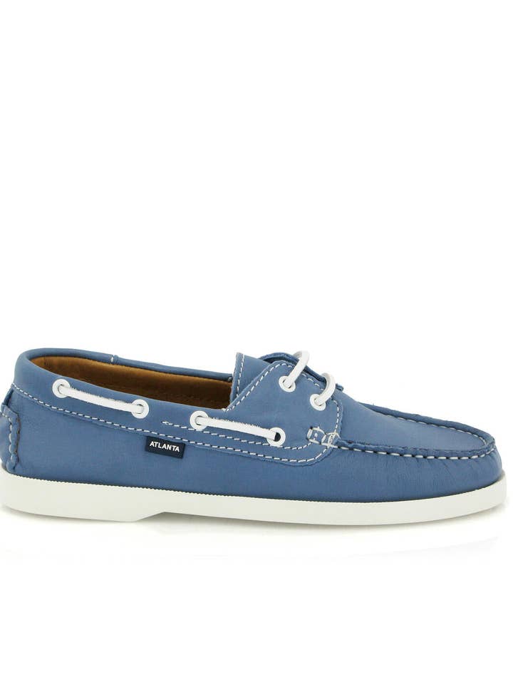 Regatta - blue jeans soft nappa for wholesale by Atlanta Mocassin
