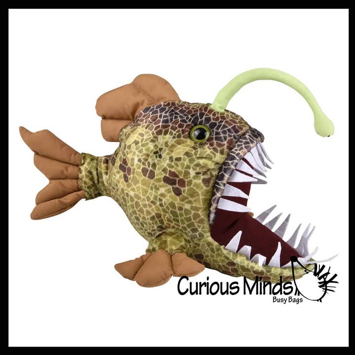 Curious Minds Toys - Wholesale Stuffed/Plush Toy - Kids & Baby - 1 Plush Anglerfish Stuffed Animal Toy - Plushie Stuffie Ocea4