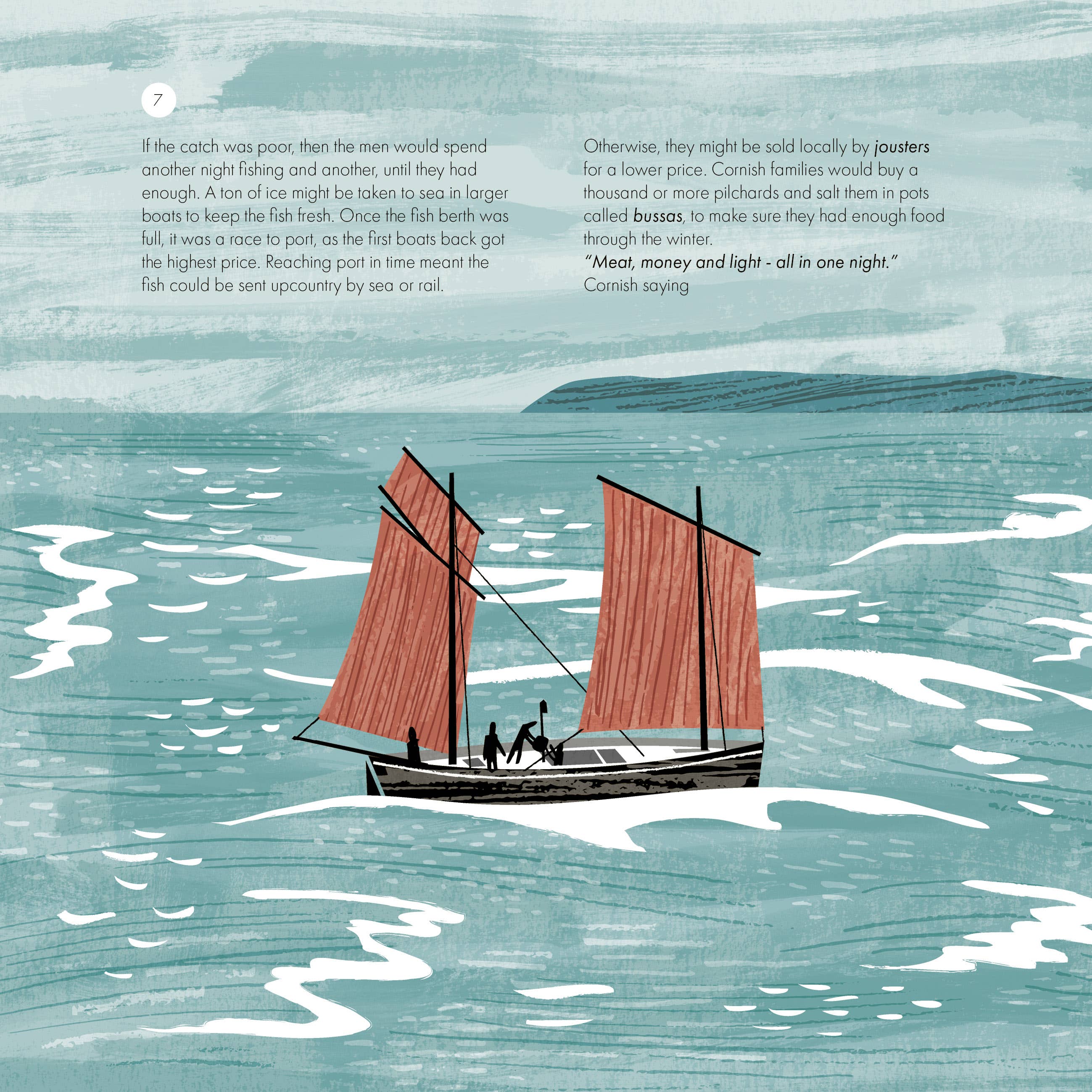 Design For Today - Wholesale Transportation Book - Red Sails & Pilchards by Matt Johnson3