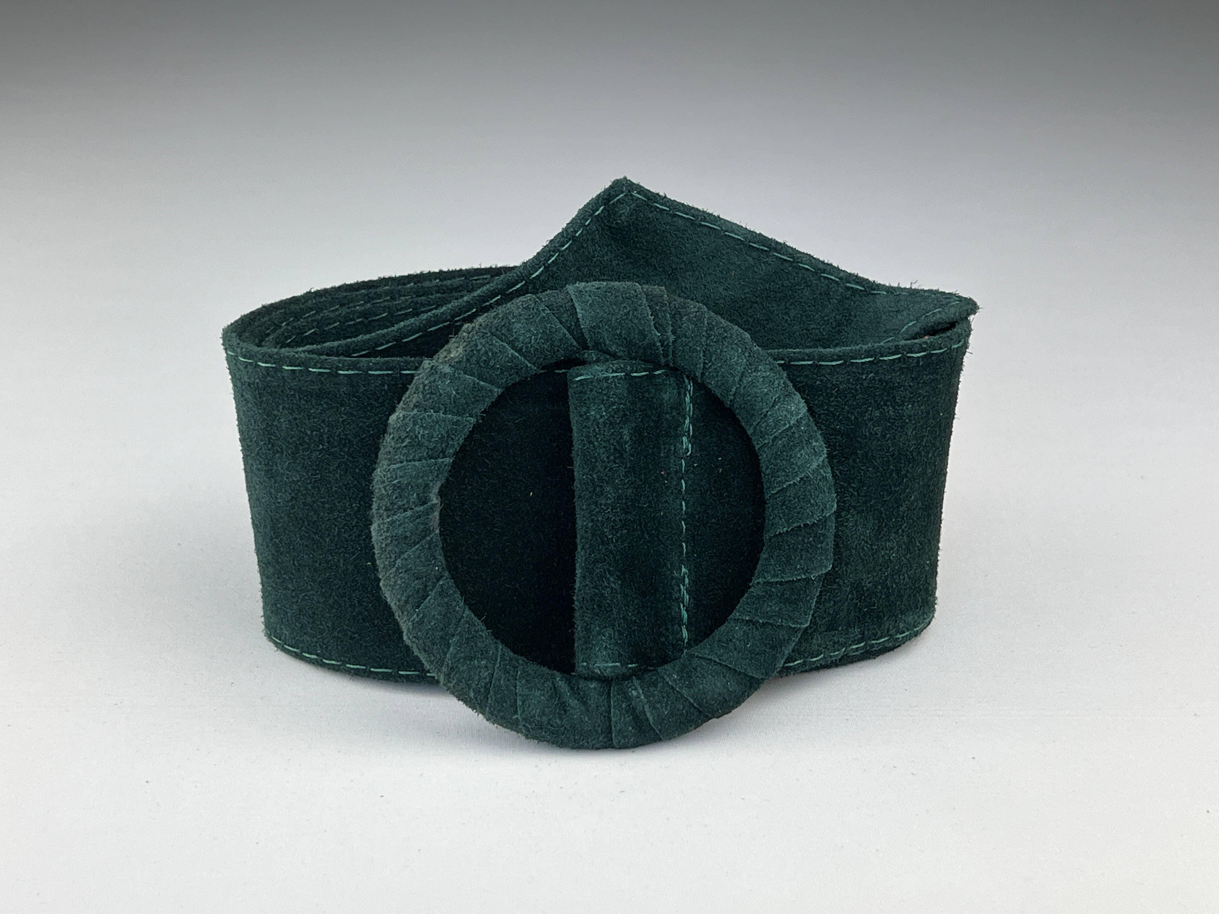 L'Emotion - Venta al por mayor Cinturón - Mujer - Cinturón ancho de cuero con hebilla redonda forrada tono sobre tono16