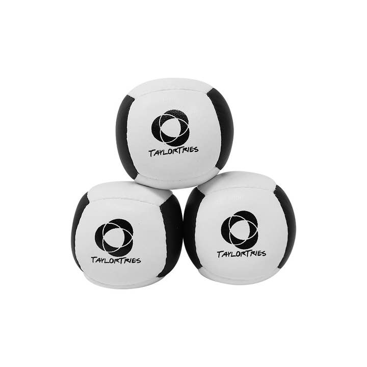 Taylor Tries Signature Beginner Juggling Ball Set - 6 Panel Ball - 110 grams 62mm - Set of 3 for wholesale by YoYoSam Wholesale