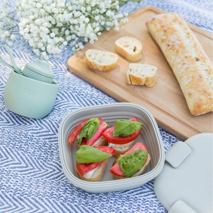 Stojo - Vendita all'ingrosso Contenitori per alimenti - Scatola portaoggetti pieghevole per alimenti da 24 once - Confezione chiusa4