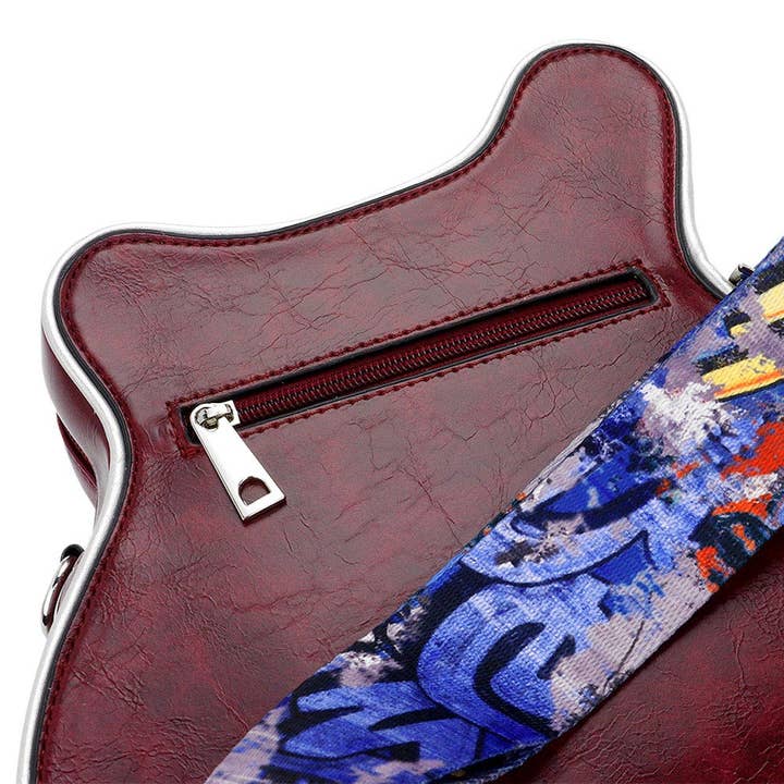 Sensibling Corp. - Wholesale Crossbody Bag - Women's - Electronic Guitar Shaped Crossbody Bag