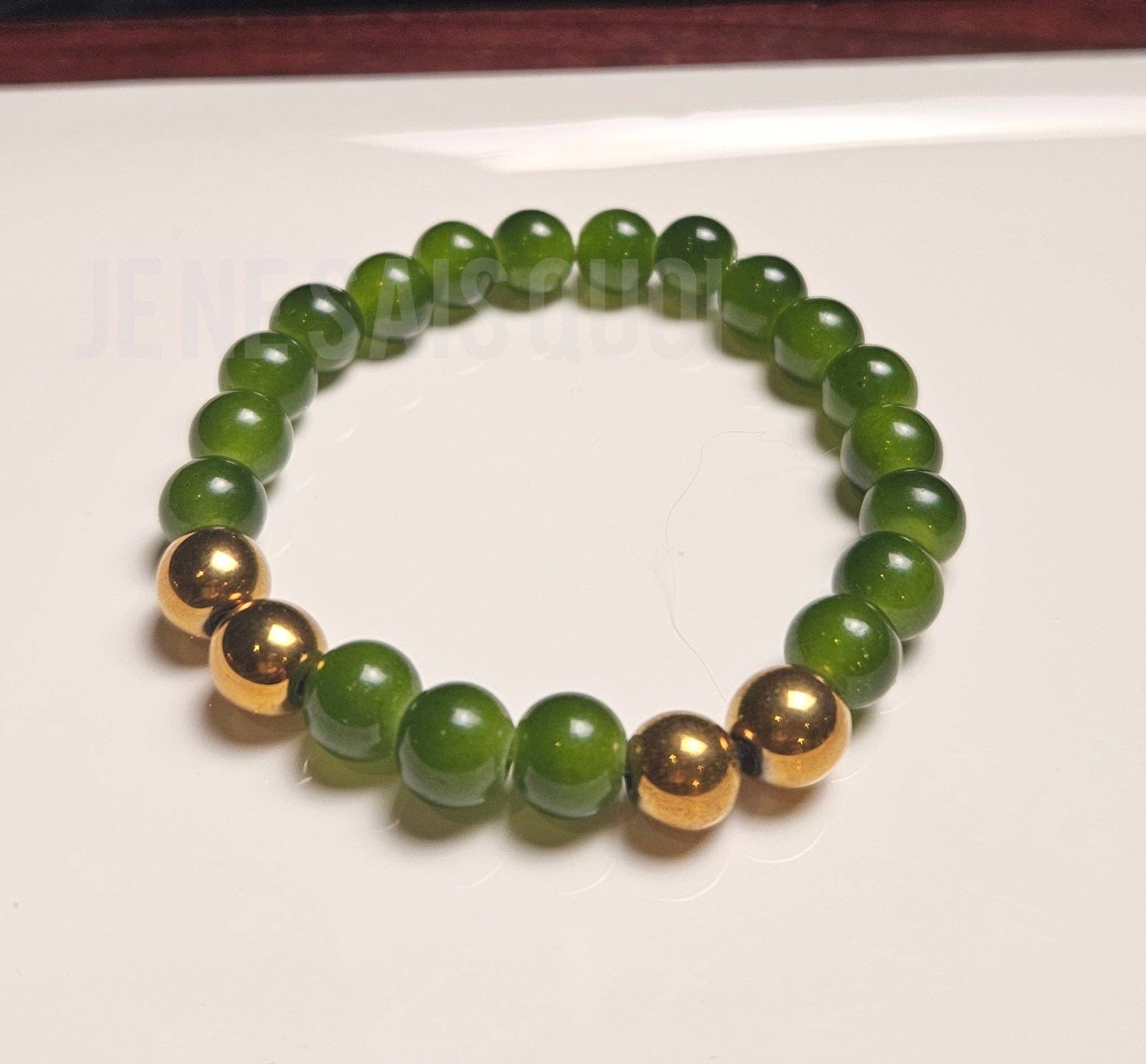 Je Ne Sais Quoi - Wholesale Beaded Bracelet - Luminous Grace- Limited Edition- Leaf II1