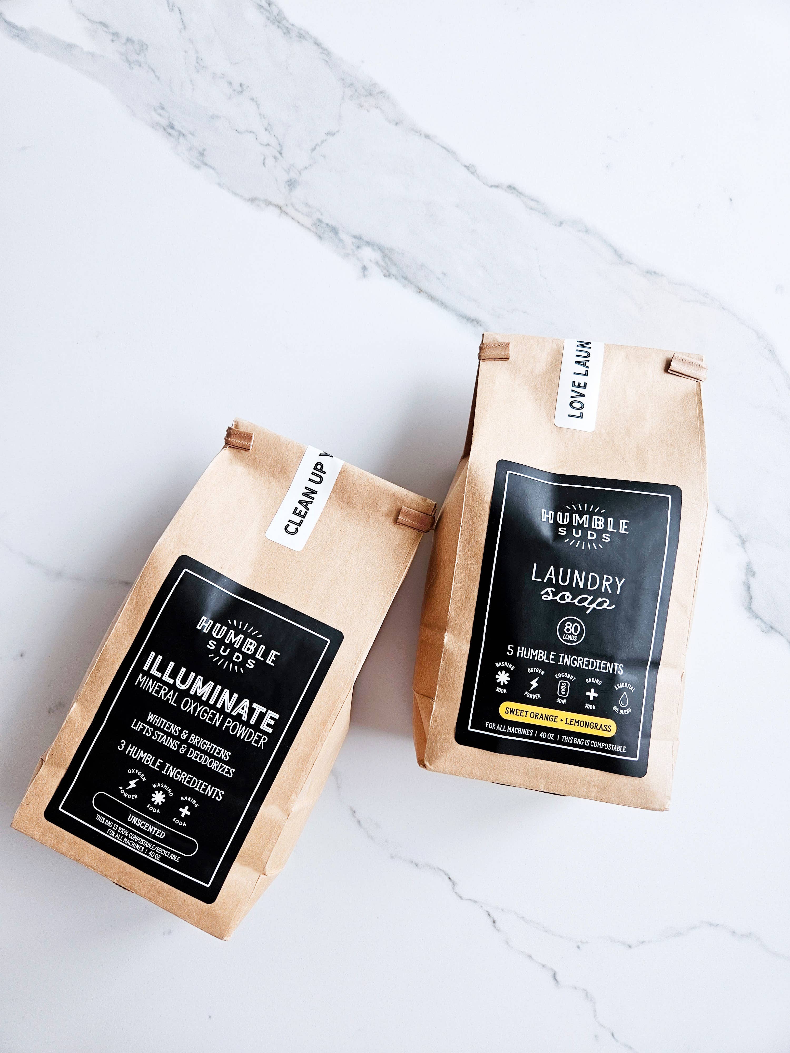 Humble Suds - Wholesale Laundry Detergent Powder/Pods - Laundry Soap - Compostable Bag1