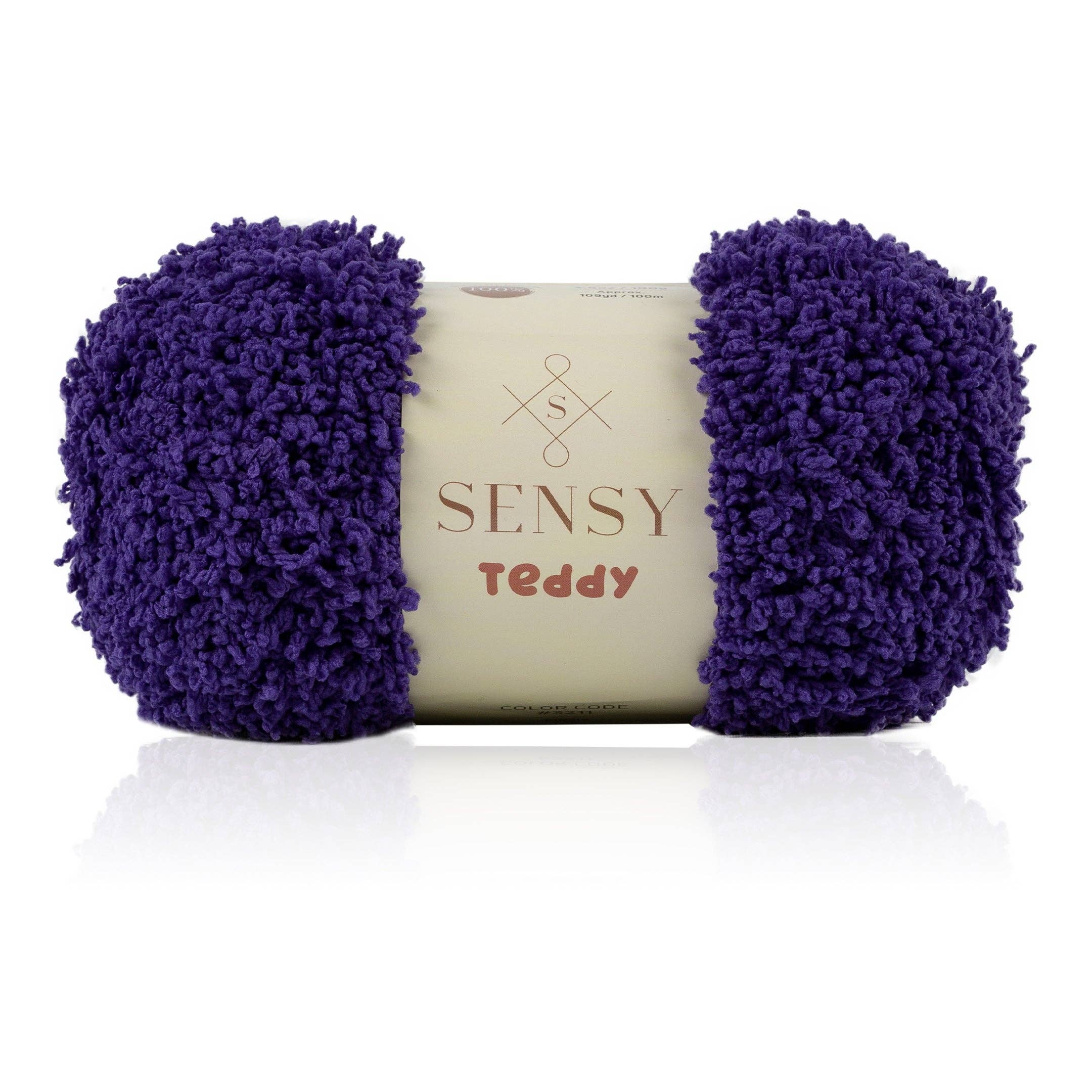 Sensy – Fio por atacado – Fio Teddy Sensy, 3,5 oz, 109 jardas, calibre 5 volumoso22