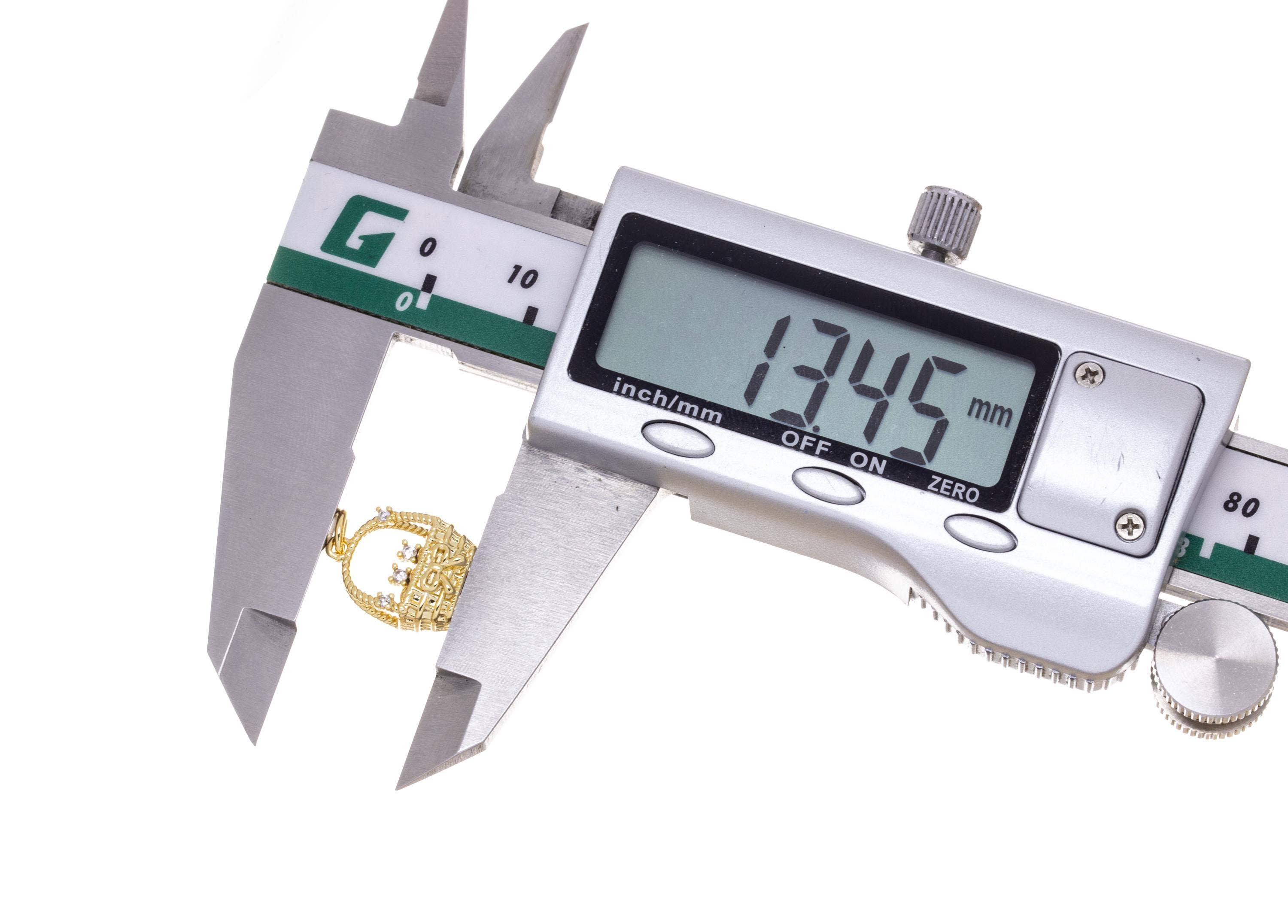 Jewel Pledge - Wholesale Individual Charm/Pendant - Gold & Weaved Easter Egg Basket Charms for Jewelry CPG24616