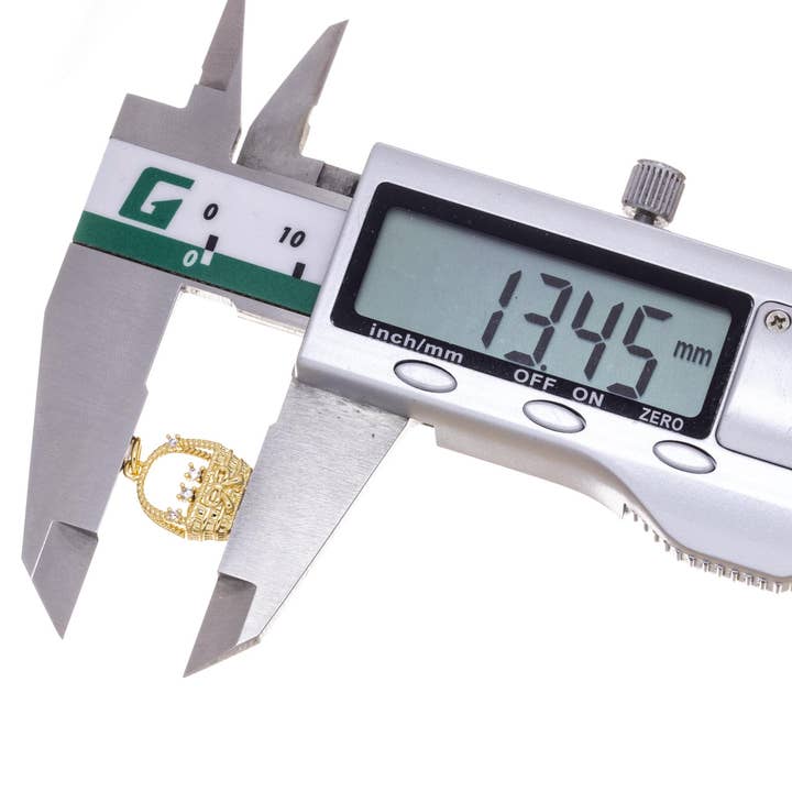 Jewel Pledge - Wholesale Individual Charm/Pendant - Gold & Weaved Easter Egg Basket Charms for Jewelry CPG24616