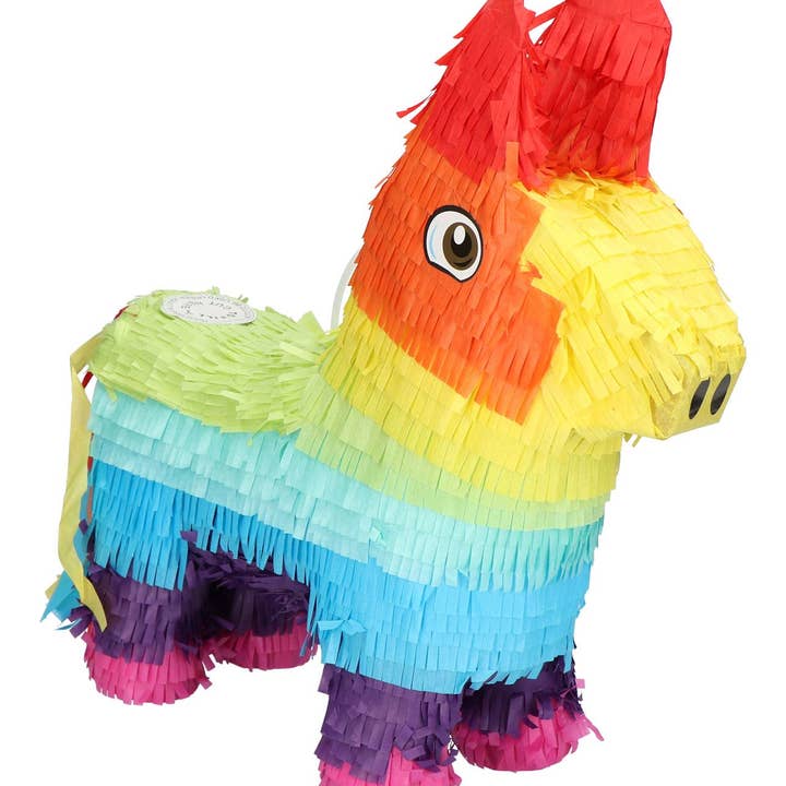 Rainbow Donkey Pinata - 39cm x 35cm for wholesale by Folat